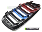 Grile GLOSSY BLACK TRI-COLOUR DOUBLE BAR pentru BMW E90/E91 LCI 09-11 - GRBMI0