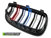 Grile GLOSSY BLACK TRI-COLOUR DOUBLE BAR pentru BMW E92 / E93 06-10 - GRBMI5