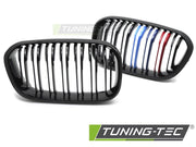 Grile GLOSSY BLACK TRI-COLOUR DOUBLE BAR pentru BMW F20 / F21 LCI - GRBMG5