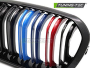 Grile GLOSSY BLACK TRI-COLOUR DOUBLE BAR pentru BMW F20 / F21 LCI - GRBMG5