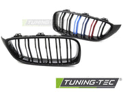 Grile GLOSSY BLACK TRI-COLOUR DOUBLE BAR pentru BMW F32/F33/F36 13-20 - GRBML3