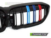 Grile GLOSSY BLACK TRI-COLOUR DOUBLE BAR pentru BMW G20 / G21 19-22 - GRBMJ6