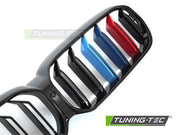 Grile GLOSSY BLACK TRI-COLOUR DOUBLE BAR pentru BMW G30 / G31 LCI - GRBMN1