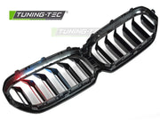 Grile GLOSSY BLACK TRI-COLOUR DOUBLE BAR pentru BMW G30 / G31 LCI - GRBMN1