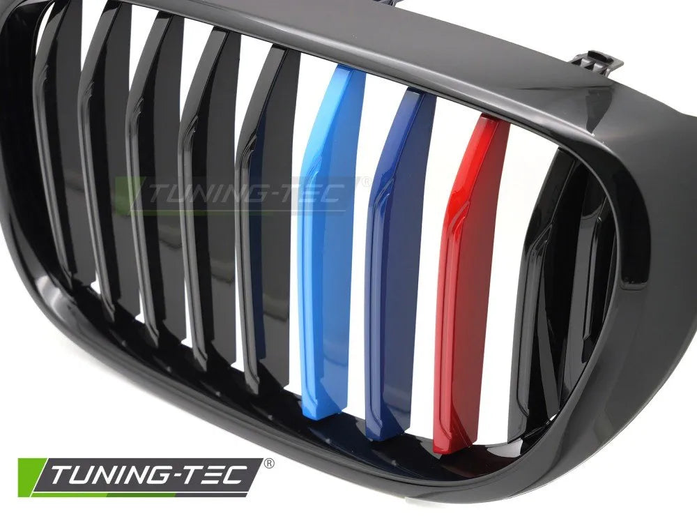 Grile GLOSSY BLACK TRI-COLOUR pentru BMW G11 / G12 15-19 - GRBMN7