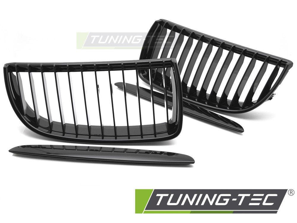 Grile GLOSSY BLACK pentru BMW E90 / E91 05-08 - GRBMH4