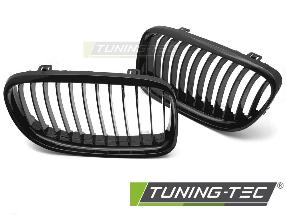Grile GLOSSY BLACK pentru BMW E90 / E91 LCI 09-11 - GRBMH6