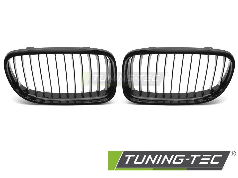 Grile GLOSSY BLACK pentru BMW E90 / E91 LCI 09-11 - GRBMH6