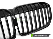 Grile GLOSSY BLACK pentru BMW G11 / G12 LCI 19-22 - GRBMN8