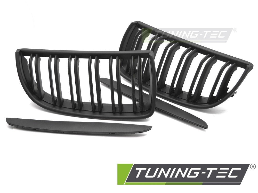 Grile MATT BLACK DOUBLE BAR pentru BMW E90 / E91 05-08 - GRBMH2