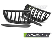 Grile MATT BLACK DOUBLE BAR pentru BMW E90 / E91 05-08 - GRBMH2
