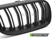 Grile MATT BLACK DOUBLE BAR pentru BMW E92 / E93 LCI 10-13 - GRBMI7