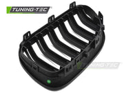 Grile MATT BLACK DOUBLE BAR pentru BMW E92 / E93 LCI 10-13 - GRBMI7