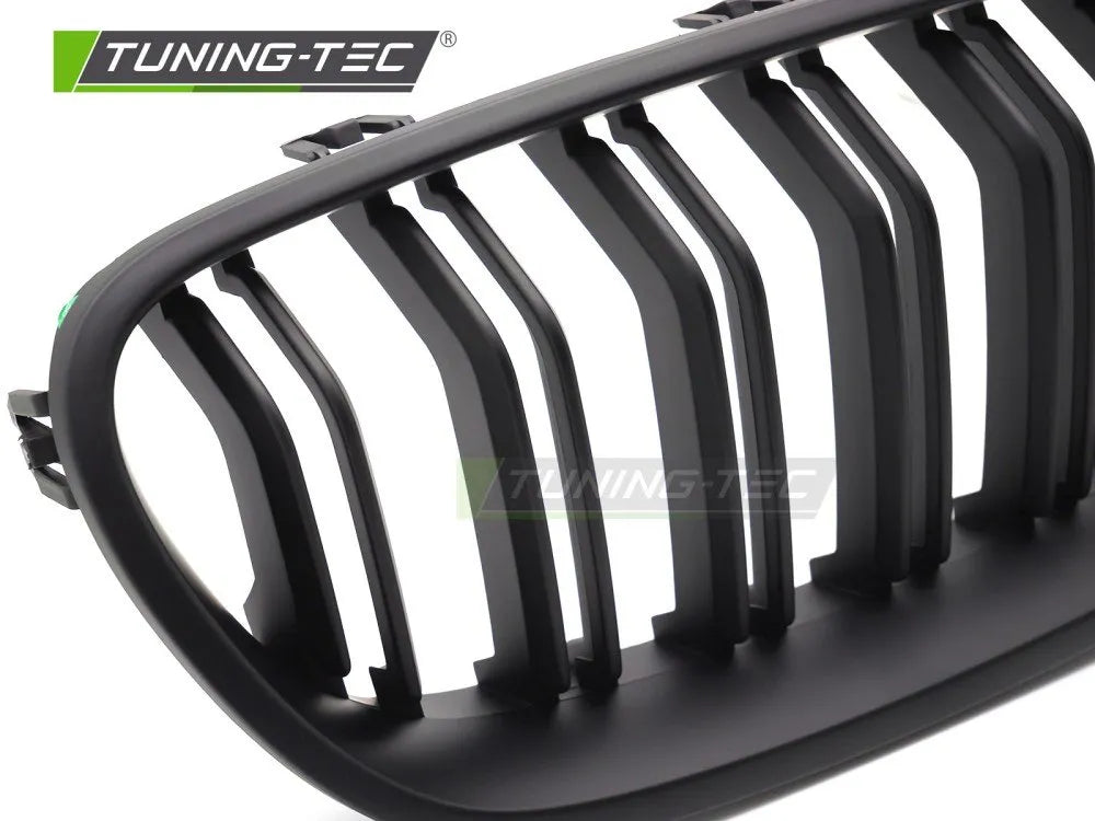 Grile MATT BLACK DOUBLE BAR pentru BMW F10 / F11 10-16 - GRBMM0