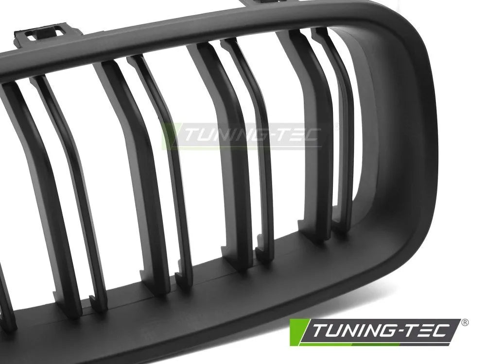 Grile MATT BLACK DOUBLE BAR pentru BMW F30 / F31 11-18 - GRBMJ0
