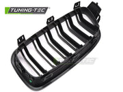 Grile MATT BLACK DOUBLE BAR pentru BMW F30 / F31 11-18 - GRBMJ0