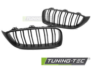 Grile MATT BLACK DOUBLE BAR pentru BMW F32 / F33 / F36 13-20 - GRBML2