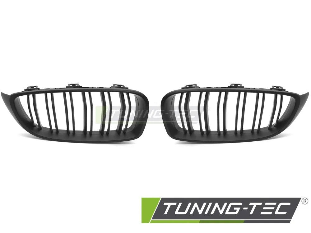 Grile MATT BLACK DOUBLE BAR pentru BMW F32 / F33 / F36 13-20 - GRBML2