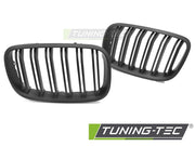 Grile MATT BLACK DOUBLE BAR pentru BMW X5 E70 07-13 / X6 E71 08-14 - GRBMO4