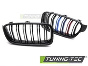 Grile SPORT Bara Dubla Negru Lucios Tri-COLOUR pentru BAR fits BMW F30 - GRBMJ1