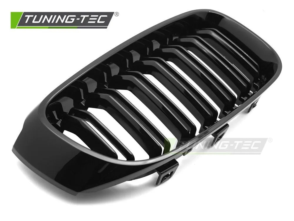 Grile SPORT NEGRU LUCIOS DOUBLE BAR pentru BMW F34 GRAN TURISMO 13-17 - GRBMR2