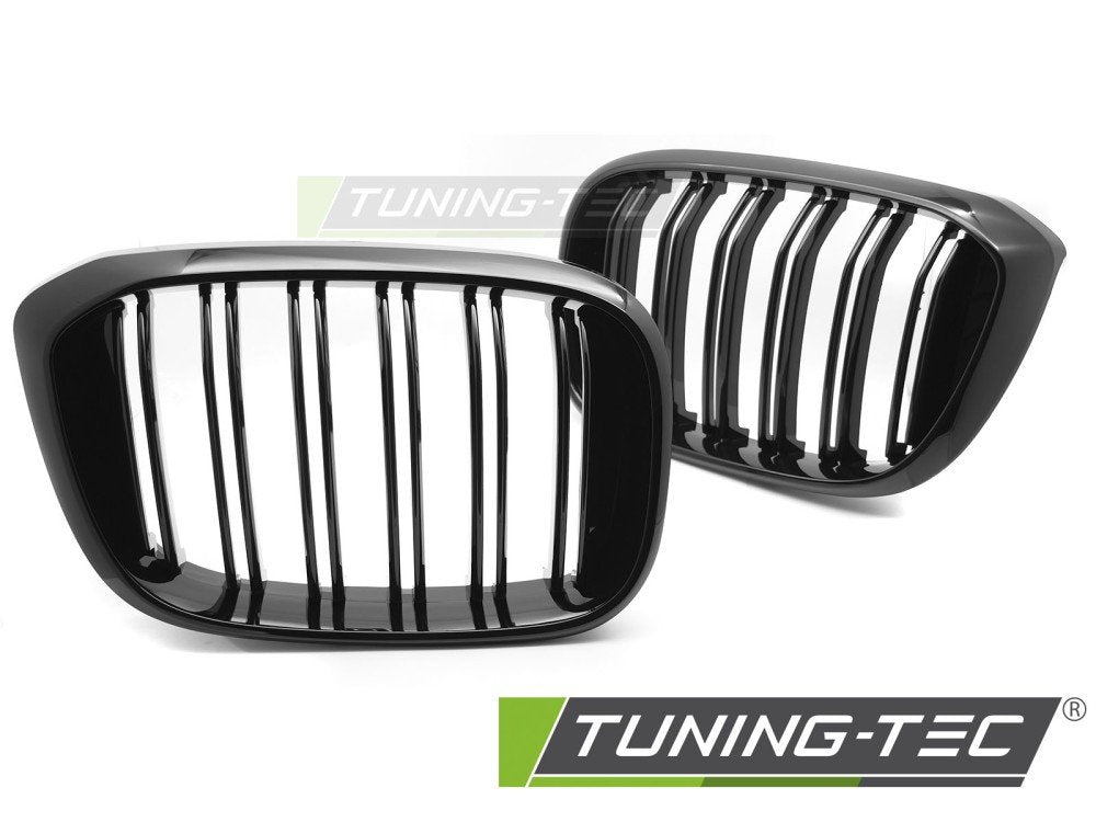 Grile SPORT NEGRU LUCIOS DOUBLE BAR pentru BMW X3 G01 17-21 / ... - GRBMV8
