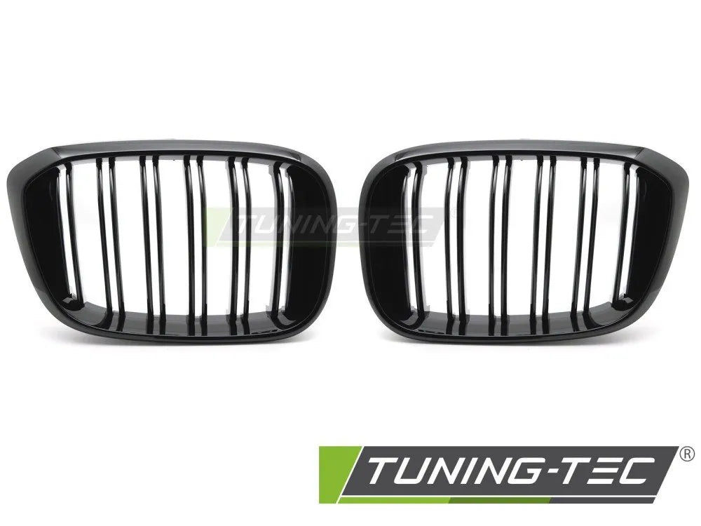 Grile SPORT NEGRU LUCIOS DOUBLE BAR pentru BMW X3 G01 17-21 / ... - GRBMV8