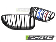 Grile SPORT NEGRU LUCIOS TRI-COLOUR DOUBLE BAR pentru BMW F12 / ... - GRBMT0