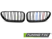 Grile SPORT NEGRU LUCIOS TRI-COLOUR DOUBLE BAR pentru BMW F12 / ... - GRBMT0