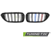 Grile SPORT NEGRU LUCIOS TRI-COLOUR DOUBLE BAR pentru BMW G32 17-20 - GRBMT3