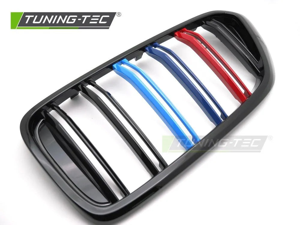 Grile SPORT NEGRU LUCIOS TRI-COLOUR DOUBLE BAR pentru BMW G32 17-20 - GRBMT3