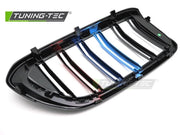 Grile SPORT NEGRU LUCIOS TRI-COLOUR DOUBLE BAR pentru BMW G32 17-20 - GRBMT3