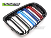 Grile SPORT NEGRU LUCIOS TRI-COLOUR DOUBLE BAR pentru BMW X1 E84 09-14 - GRBMU2
