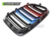 Grile SPORT NEGRU LUCIOS TRI-COLOUR DOUBLE BAR pentru BMW X1 E84 09-14 - GRBMU2