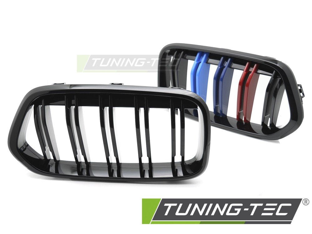 Grile SPORT NEGRU LUCIOS TRI-COLOUR pentru BMW X2 F39 18-23 - GRBMV4