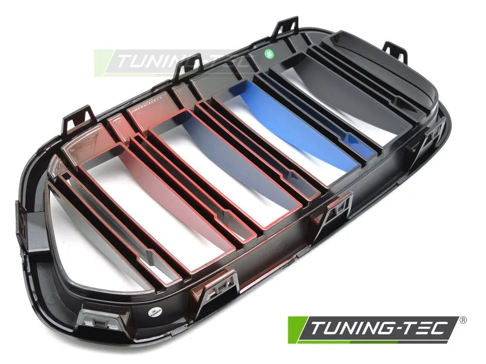 Grile SPORT NEGRU LUCIOS TRI-COLOUR pentru BMW X2 F39 18-23 - GRBMV4