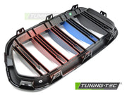 Grile SPORT NEGRU LUCIOS TRI-COLOUR pentru BMW X2 F39 18-23 - GRBMV4