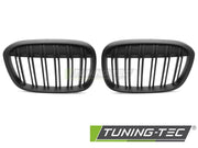 Grile SPORT NEGRU MAT DOUBLE BAR pentru BMW X1 F48 15-20 - GRBMU4
