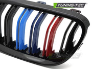 Grile SPORT TRI-COLOR NEGRU LUCIOS pentru BMW E92 / E93 LCI - GRBMI8