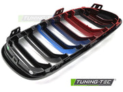 Grile SPORT TRI-COLOR NEGRU LUCIOS pentru BMW E92 / E93 LCI - GRBMI8