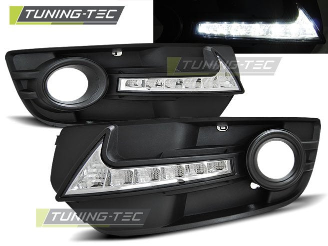 Grila pentru bara fata cu lumina de zi incorporata Audi Q5 Tuning-Tec - HAAU03