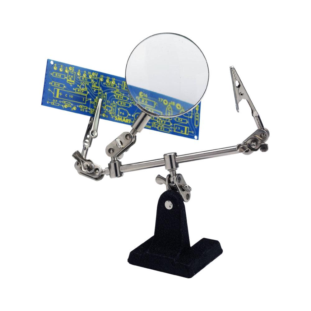 Donau Elektronik HH2, suport cu lupa pentru asamblare