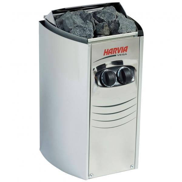 Soba sauna Harvia Vega Compact BC35 Inox, 3,5kW, cu comanda incorporata