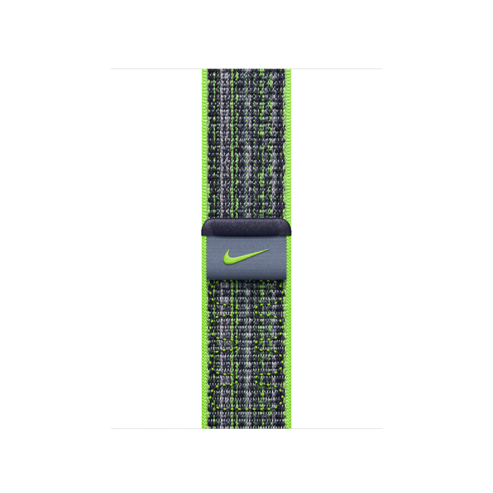 Cumpara Curea Apple pentru Apple Watch 41mm Bright Green/Blue Nike Sport Loop de la Mesterul Minune