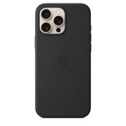 Cumpara Husa de protectie Apple cu MagSafe pentru iPhone 16 Pro Max, Silicon, Negru de la Mesterul Minune