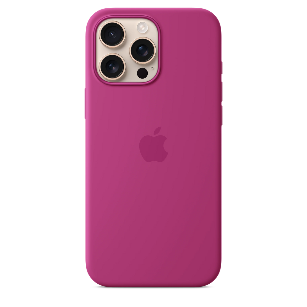 Cumpara Husa de protectie Apple cu MagSafe pentru iPhone 16 Pro Max, Silicon, Fuchsia (Seasonal) de la Mesterul Minune