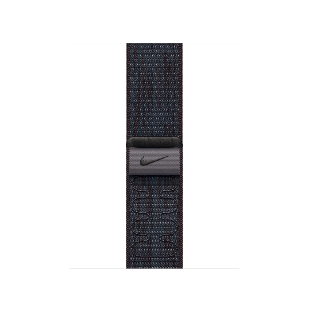 Cumpara Curea Apple pentru Apple Watch 42mm Nike Sport Loop, Black/Blue Nike Sport Loop de la Mesterul Minune