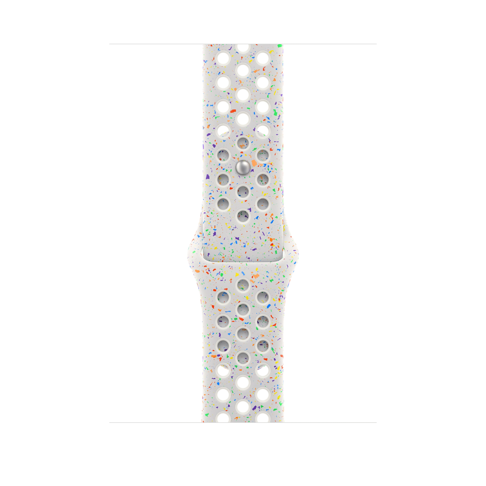 Cumpara Curea Apple pentru Apple Watch 46mm Nike Sport Band, Pure Platinum Nike Sport Band, M/L de la Mesterul Minune