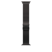 Cumpara Curea Apple pentru Apple Watch 49mm Milanese Loop, Black Titanium Milanese Loop, Large de la Mesterul Minune