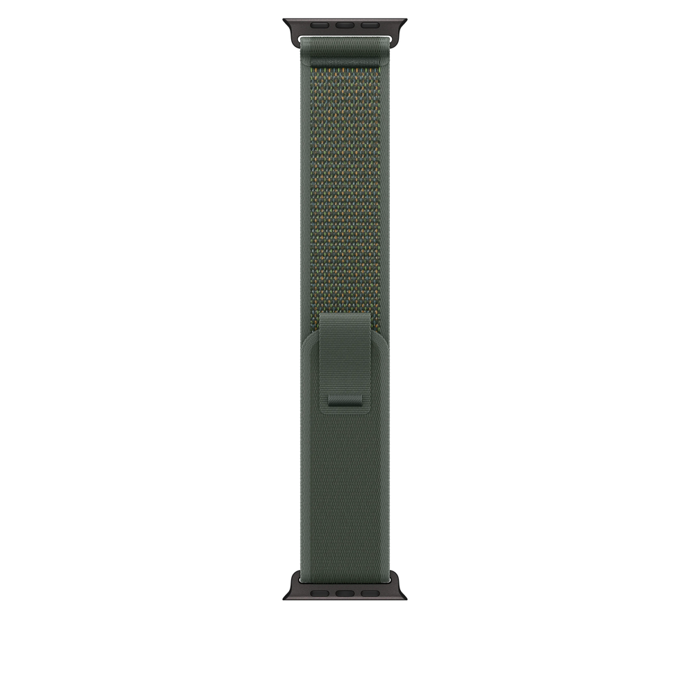 Cumpara Curea Apple pentru Apple Watch 49mm Green Trail Loop, S/M, Black Titanium Finish de la Mesterul Minune